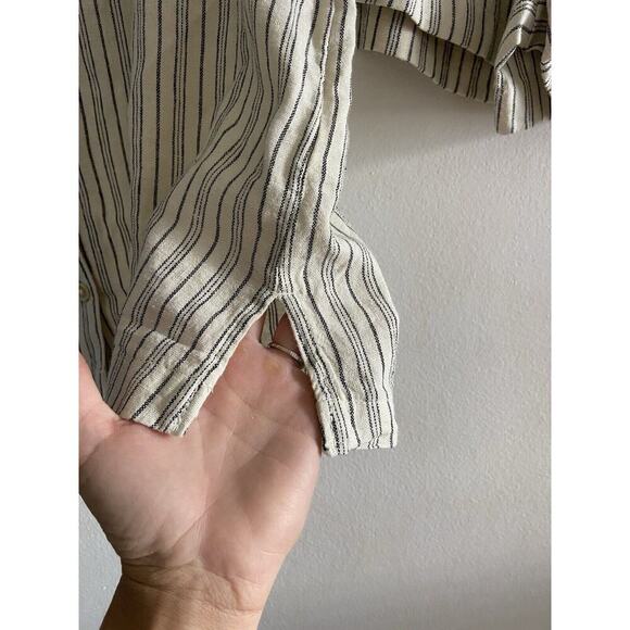 Lucky Brand Linen Blouse And Shorts 2 Piece Outfit NWT Size Small - Picture 3 of 12